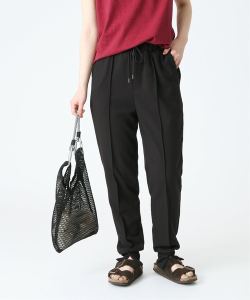 B.C STOCK（ベーセーストック）の「《追加》ジョガーパンツ（スラックス・レディース・ブラック/ネイビー・FREE）」の9枚目の写真