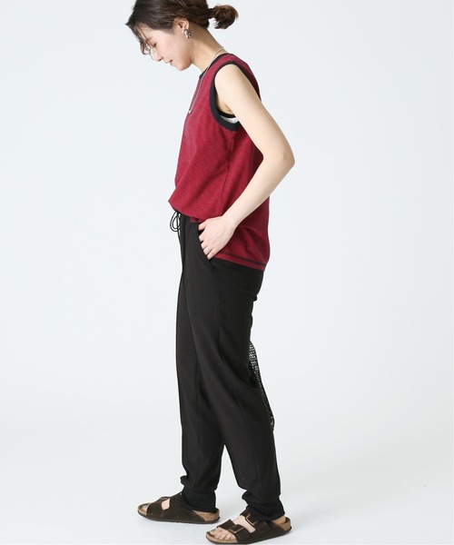 B.C STOCK（ベーセーストック）の「《追加》ジョガーパンツ（スラックス・レディース・ブラック/ネイビー・FREE）」の12枚目の写真