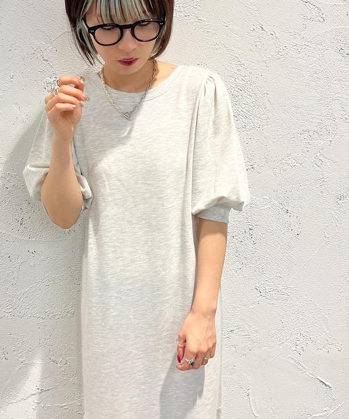 apres jour mignon(アプレジュールミニョン)の「スウェットマーメイドワンピース【ZOZOTOWN限定アイテム】(ワンピース・レディース・ブラック/ナチュラル/ライトイエロー・MEDIUM/LARGE/SMALL)」の19枚目の写真