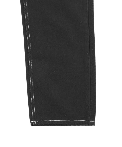 Figments（フィグメンツ）の「ステッチブラックパンツ（デニムパンツ・レディース・ブラック・LARGE/MEDIUM/SMALL）」の5枚目の写真