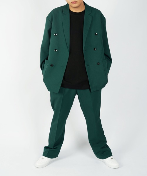 LOOSE（ルース）の「ルーズ [LOOSE] - スーツ セットアップ [SUIT01]（セットアップ・メンズ・グリーン/バーガンディー・SMALL/MEDIUM/LARGE/X-LARGE）」の11枚目の写真