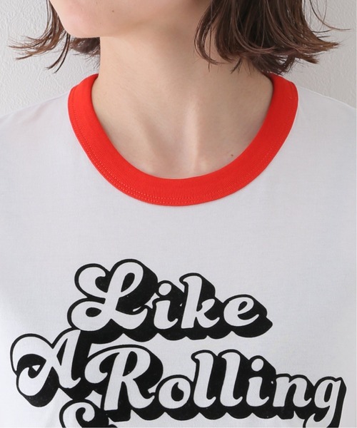 JOINT WORKS(ジョイントワークス)の「【GOOD MORNING KEITH/グッドモーニングキース】LIKE A ROLLING STONE(Tシャツ/カットソー・レディース・ホワイト・X-SMALL)」の2枚目の写真