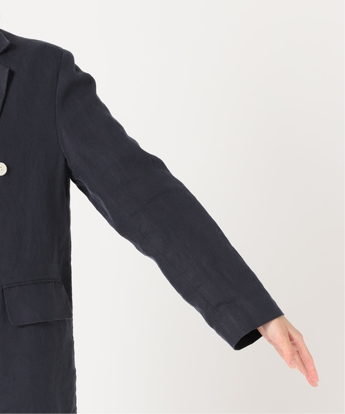 SLOBE IENA（スローブイエナ）の「《追加》リネンテーラードジャケット（テーラードジャケット・レディース・ネイビー・FREE）」の17枚目の写真