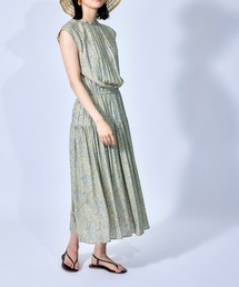 ROPE' | 【DEVEAUX】レーヨンラメプリントティアードワンピース(ワンピース)