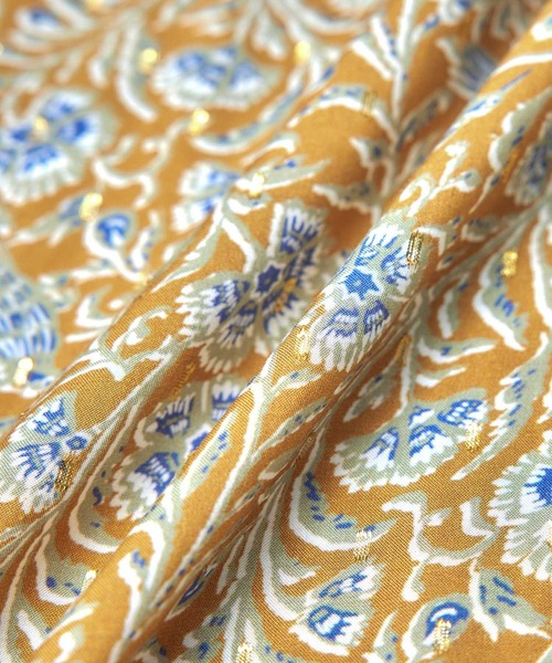 ROPE'（ロペ）の「【DEVEAUX】レーヨンラメプリントティアードワンピース（ワンピース・レディース・ベージュ系その他/グリーン系その他2・36/38）」の18枚目の写真