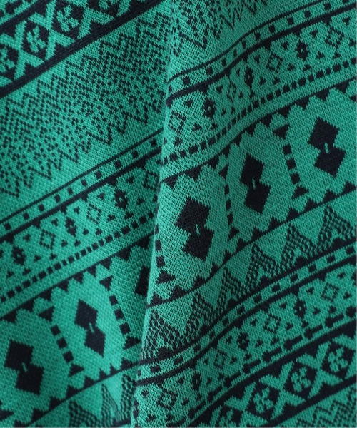 JOURNAL STANDARD relume（ジャーナルスタンダード　レリューム）の「ジャガード織り 半袖Tシャツ（Tシャツ/カットソー・メンズ・ブラック/ネイビー/グリーン/ブルー系その他・MEDIUM/LARGE）」の14枚目の写真