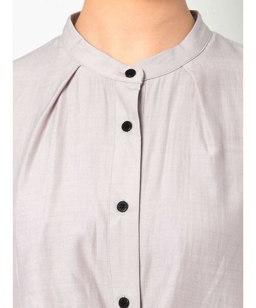 LAGUNAMOON(ラグナムーン)の「バイカラーボタンブラウス(シャツ/ブラウス・レディース・ホワイト/ライトグレー/ブラウン・FREE)」の17枚目の写真