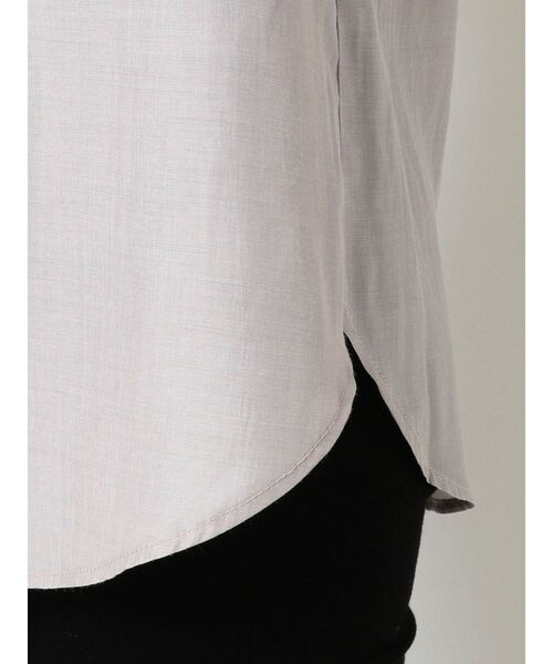 LAGUNAMOON(ラグナムーン)の「バイカラーボタンブラウス(シャツ/ブラウス・レディース・ホワイト/ライトグレー/ブラウン・FREE)」の13枚目の写真