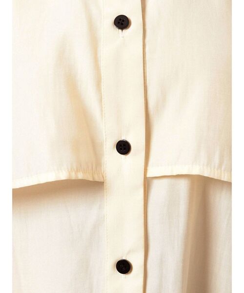 LAGUNAMOON(ラグナムーン)の「バイカラーボタンブラウス(シャツ/ブラウス・レディース・ホワイト/ライトグレー/ブラウン・FREE)」の22枚目の写真