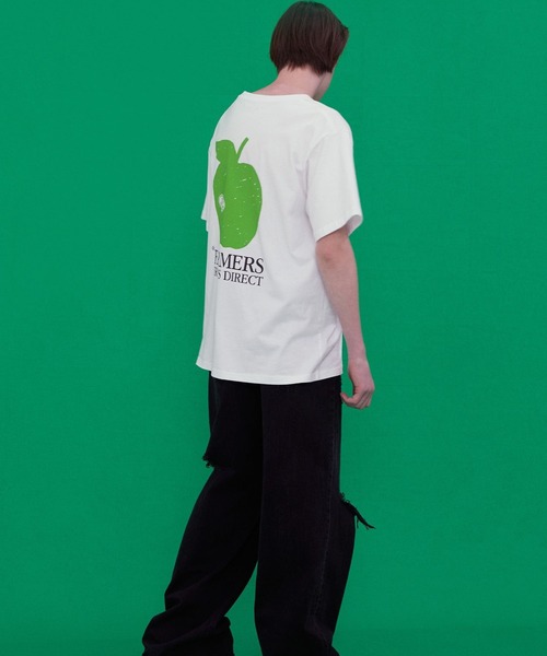 VIVASTUDIO(ビバスタジオ)の「【UNISEX】VIVA STUDIO/APPLE TEE 2298987(Tシャツ/カットソー・メンズ・ホワイト・X-LARGE/LARGE/MEDIUM/SMALL)」の4枚目の写真