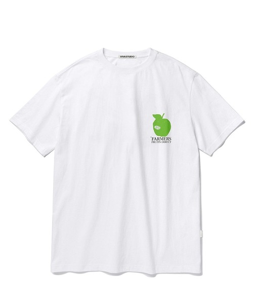 VIVASTUDIO(ビバスタジオ)の「【UNISEX】VIVA STUDIO/APPLE TEE 2298987(Tシャツ/カットソー・メンズ・ホワイト・X-LARGE/LARGE/MEDIUM/SMALL)」の11枚目の写真