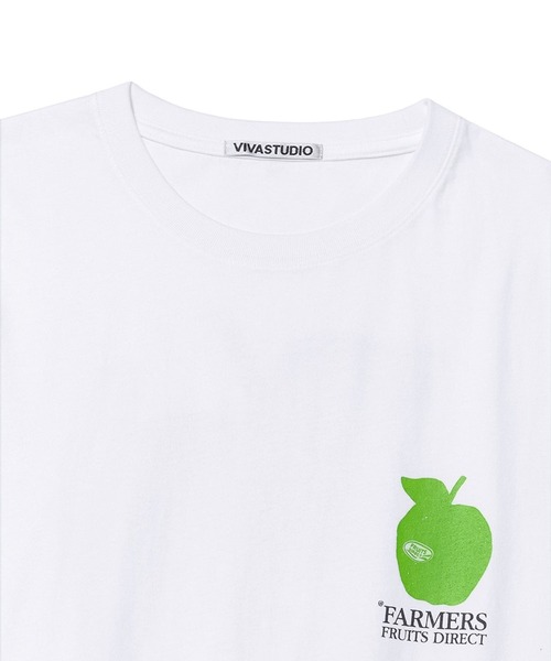 VIVASTUDIO(ビバスタジオ)の「【UNISEX】VIVA STUDIO/APPLE TEE 2298987(Tシャツ/カットソー・メンズ・ホワイト・X-LARGE/LARGE/MEDIUM/SMALL)」の9枚目の写真