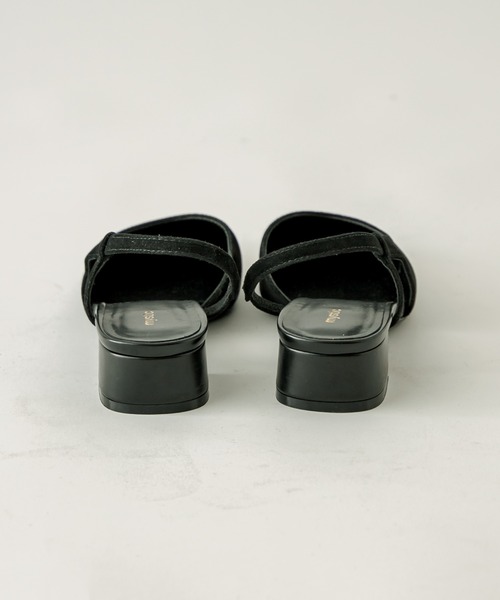 mystic（ミスティック）の「スウェードライクパンプス（パンプス・レディース・ブラック/ピンク・38/36/37）」の5枚目の写真