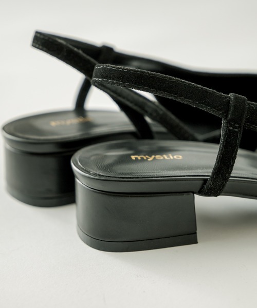 mystic（ミスティック）の「スウェードライクパンプス（パンプス・レディース・ブラック/ピンク・38/36/37）」の8枚目の写真