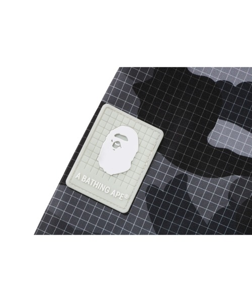 A BATHING APE(アベイシングエイプ)の「GRID CAMO HOODIE JACKET L(マウンテンパーカー・レディース・ブラック/バーガンディー・SMALL/X-SMALL)」の7枚目の写真