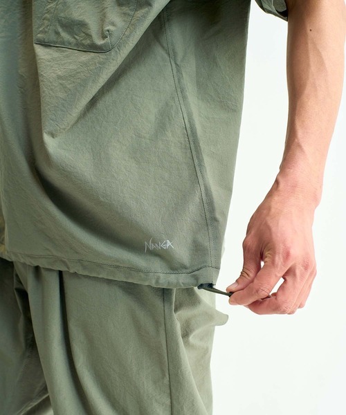 NANGA(ナンガ)の「DotAir COMFY TEE/ドットエア コンフィー ティー(Tシャツ/カットソー・メンズ・ブラック/オリーブ/グレー/サンドベージュ/ベージュ/マスタード/ブラウン・M/L/XL/S)」の19枚目の写真