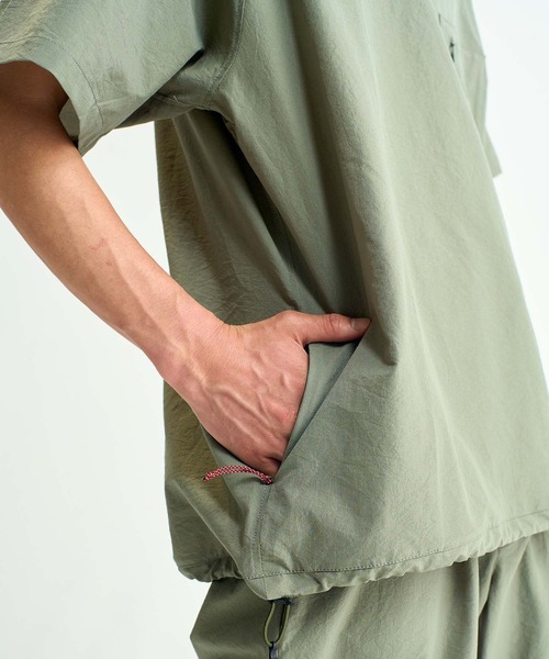 NANGA(ナンガ)の「DotAir COMFY TEE/ドットエア コンフィー ティー(Tシャツ/カットソー・メンズ・ブラック/オリーブ/グレー/サンドベージュ/ベージュ/マスタード/ブラウン・M/L/XL/S)」の17枚目の写真