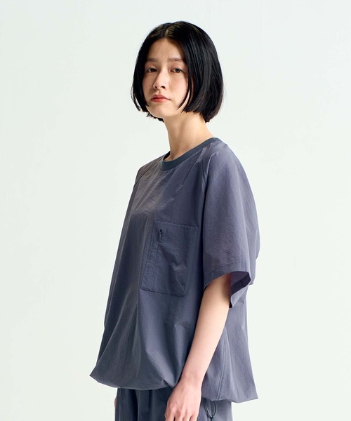 NANGA(ナンガ)の「DotAir COMFY TEE/ドットエア コンフィー ティー(Tシャツ/カットソー・メンズ・ブラック/オリーブ/グレー/サンドベージュ/ベージュ/マスタード/ブラウン・M/L/XL/S)」の20枚目の写真