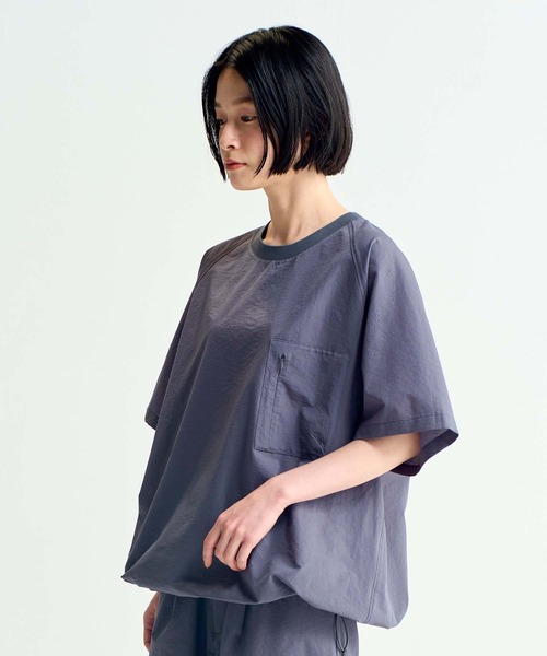 NANGA(ナンガ)の「DotAir COMFY TEE/ドットエア コンフィー ティー(Tシャツ/カットソー・メンズ・ブラック/オリーブ/グレー/サンドベージュ/ベージュ/マスタード/ブラウン・M/L/XL/S)」の21枚目の写真