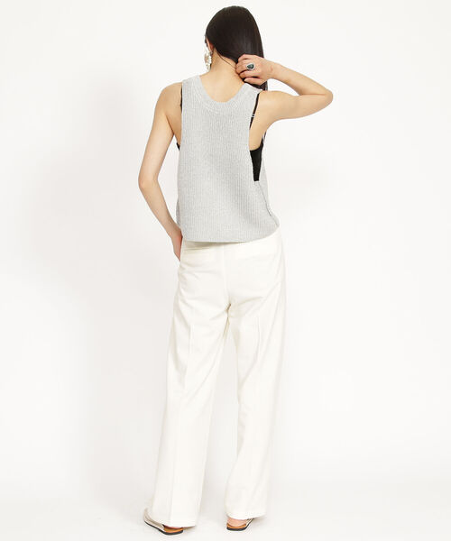 Ray BEAMS（レイビームス）の「Ray BEAMS / アシンメトリー ウエスト ワイド パンツ（その他パンツ・レディース・ブラック/オフホワイト・0/1）」の13枚目の写真