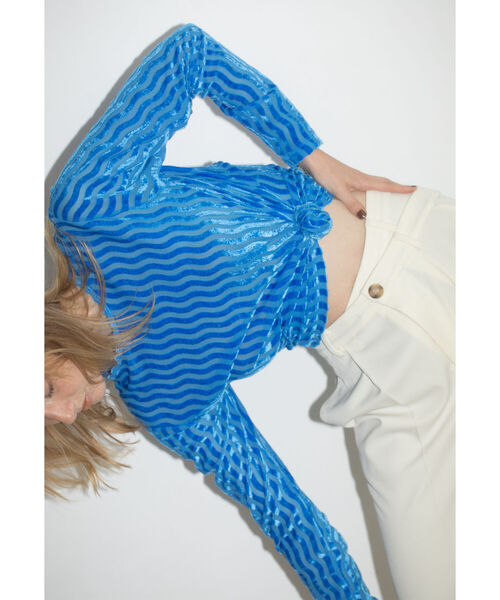 Ray BEAMS（レイビームス）の「Ray BEAMS / アシンメトリー ウエスト ワイド パンツ（その他パンツ・レディース・ブラック/オフホワイト・0/1）」の16枚目の写真