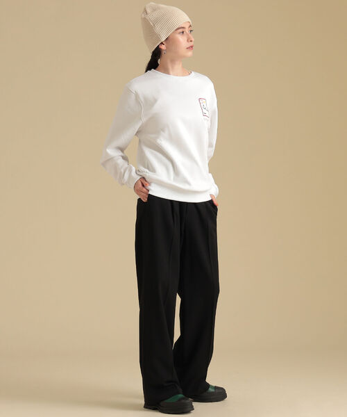 Ray BEAMS（レイビームス）の「Ray BEAMS / アシンメトリー ウエスト ワイド パンツ（その他パンツ・レディース・ブラック/オフホワイト・0/1）」の18枚目の写真