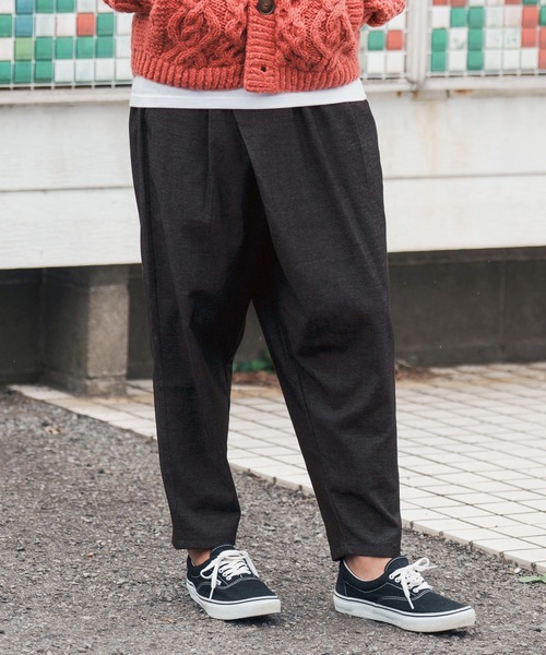 Mp Soft Indigo Fabric サルエルパンツ その他パンツ Cambio カンビオ のファッション Cutting Cambio カンビオ