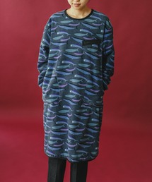 gym master | 総柄フリースワンピース(ワンピース)