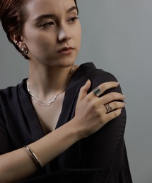 ieLS | 「ieLS」SV925 シンプル サークルブレスレット 5mm幅(ブレスレット)