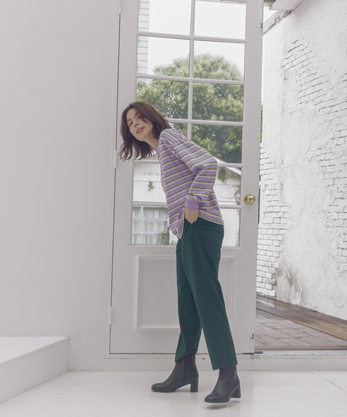 niko and...（ニコアンド）の「きちんとイージーテーパードパンツ（その他パンツ・レディース・ブラック/ブラウン/グリーン/ブルー・MEDIUM/LARGE）」の17枚目の写真