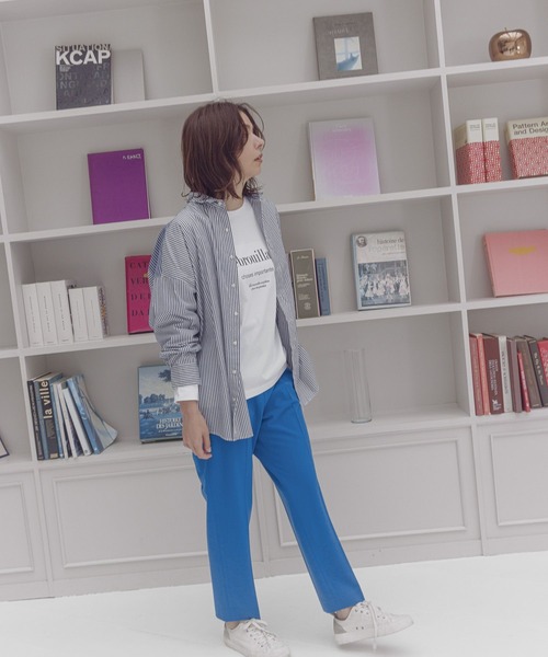 niko and...（ニコアンド）の「きちんとイージーテーパードパンツ（その他パンツ・レディース・ブラック/ブラウン/グリーン/ブルー・MEDIUM/LARGE）」の21枚目の写真