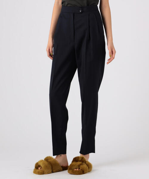 TOMORROWLAND （トゥモローランド）の「【別注】BERNARD ZINS×DES PRES ANEMONE テーパードパンツ（スラックス・レディース・ネイビー・34/36）」の3枚目の写真