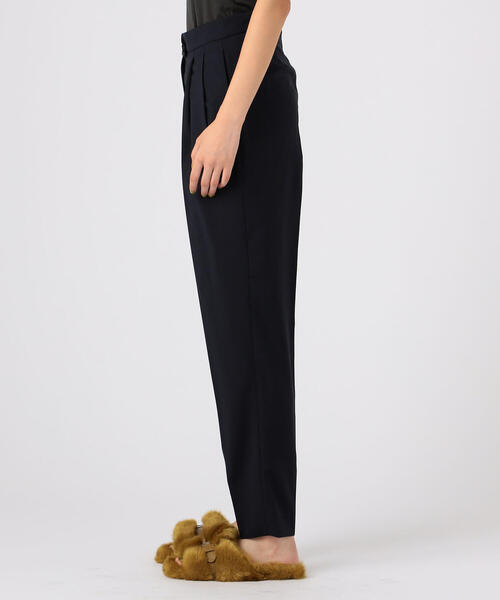 TOMORROWLAND （トゥモローランド）の「【別注】BERNARD ZINS×DES PRES ANEMONE テーパードパンツ（スラックス・レディース・ネイビー・34/36）」の4枚目の写真