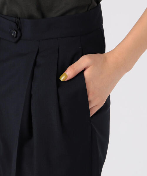 TOMORROWLAND （トゥモローランド）の「【別注】BERNARD ZINS×DES PRES ANEMONE テーパードパンツ（スラックス・レディース・ネイビー・34/36）」の9枚目の写真