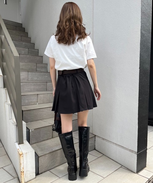 one after another NICE CLAUP（ワンアフターアナザーナイスクラップ）の「タンク底ロングブーツ（ブーツ・レディース・ブラック・SMALL/MEDIUM/LARGE）」の8枚目の写真