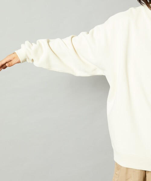 FREAK'S STORE(フリークスストア)の「WEB限定 12oz ヘビーウェイト ビッグシルエット タートルネックスウェット/プルオーバー(スウェット・メンズ・ブラック/アッシュグレー/ナチュラル/グレイッシュベージュ/ダークグリーン/ネイビー・SMALL/MEDIUM/LARGE)」の11枚目の写真