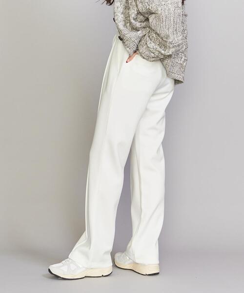 BEAUTY&YOUTH UNITED ARROWS（ビューティーアンドユースユナイテッドアローズ）の「【WEB限定】ジャージーフレアパンツ -ウォッシャブル-（その他パンツ・レディース・ライトブルー/ネイビー/オフホワイト・S/M）」の16枚目の写真