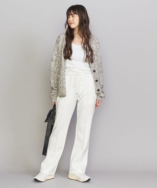 BEAUTY&YOUTH UNITED ARROWS（ビューティーアンドユースユナイテッドアローズ）の「【WEB限定】ジャージーフレアパンツ -ウォッシャブル-（その他パンツ・レディース・ライトブルー/ネイビー/オフホワイト・S/M）」の20枚目の写真