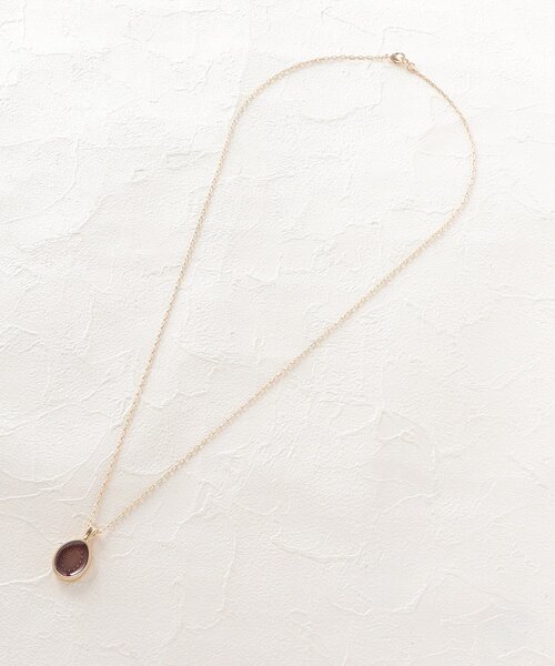 SHOO・LA・RUE(シューラルー)の「◆オーバル型クリアエポネックレス(ネックレス・レディース・グリーン/パープル系4/ブルー・00)」の7枚目の写真