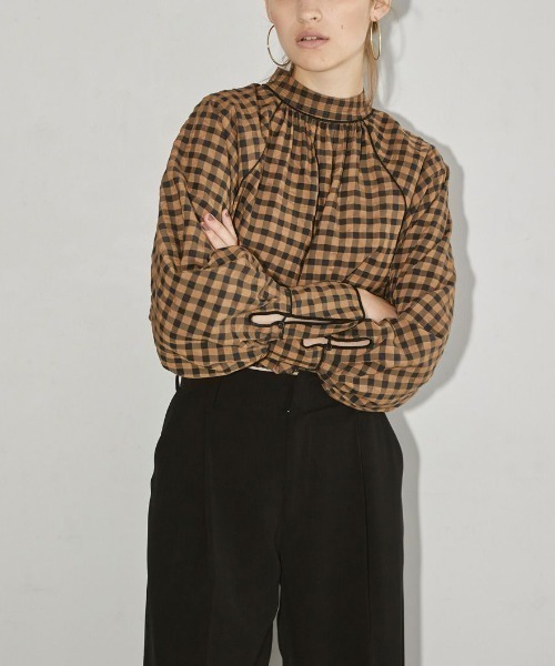 【美品】TODAYFUL GinghamcheckPuffBlouse 美品】TODAYFUL GinghamcheckPuffBlouse TODAYFUL（トゥデイフル）の