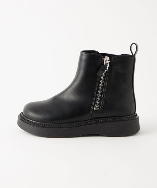 green label relaxing(グリーンレーベルリラクシング)の「サイドジップゴアブーツ 17-23cm(ブーツ・キッズ・ブラック/ナチュラル・22cm/23cm/17cm/18cm/19cm/20cm/21cm)」の4枚目の写真
