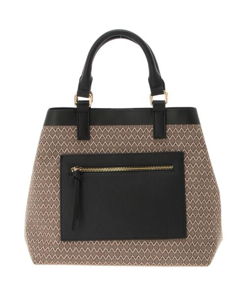 Te chichi（テチチ）の「モノグラム柄&キャンバストートバッグ（ハンドバッグ・レディース・ブラウン/オフホワイト・ﾌﾘ-）」の3枚目の写真