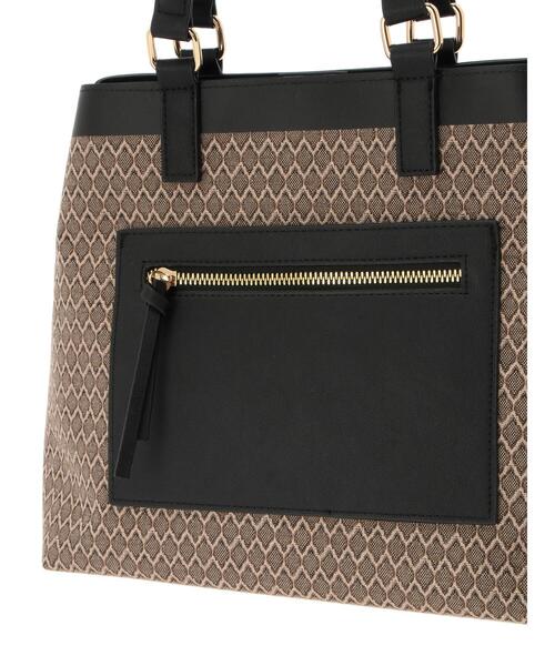 Te chichi（テチチ）の「モノグラム柄&キャンバストートバッグ（ハンドバッグ・レディース・ブラウン/オフホワイト・ﾌﾘ-）」の13枚目の写真