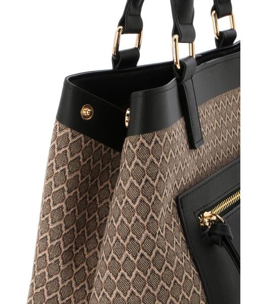Te chichi（テチチ）の「モノグラム柄&キャンバストートバッグ（ハンドバッグ・レディース・ブラウン/オフホワイト・ﾌﾘ-）」の14枚目の写真