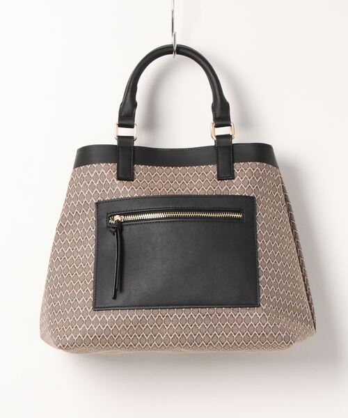 Te chichi（テチチ）の「モノグラム柄&キャンバストートバッグ（ハンドバッグ・レディース・ブラウン/オフホワイト・ﾌﾘ-）」の8枚目の写真