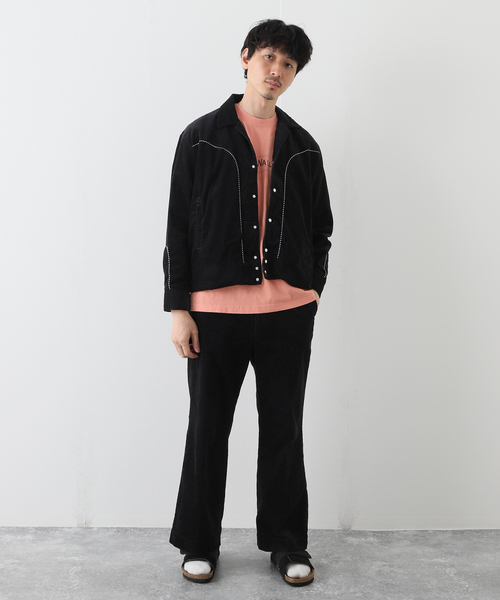 WESTOVERALLS（ウエストオーバーオールズ）の「【WESTOVERALLS / ウェストオーバーオールズ】WESTERN JACKET（ブルゾン・メンズ・ブラック・MEDIUM）」の2枚目の写真