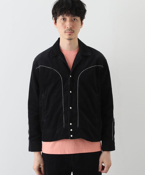 WESTOVERALLS（ウエストオーバーオールズ）の「【WESTOVERALLS / ウェストオーバーオールズ】WESTERN JACKET（ブルゾン・メンズ・ブラック・MEDIUM）」の3枚目の写真