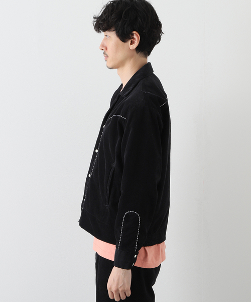 WESTOVERALLS（ウエストオーバーオールズ）の「【WESTOVERALLS / ウェストオーバーオールズ】WESTERN JACKET（ブルゾン・メンズ・ブラック・MEDIUM）」の4枚目の写真