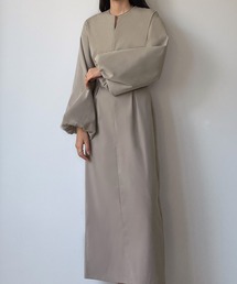 Louere | ウエストタックボリュームスリーブワンピース(ワンピース)