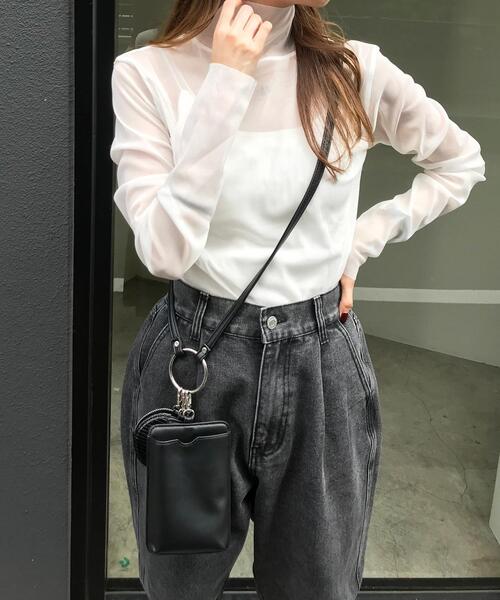 INGNI（イング）の「チュールタートルトップス（その他トップス・レディース・ブラック/パープル/アイボリー/その他34/ブルー/ピンク・M）」の15枚目の写真